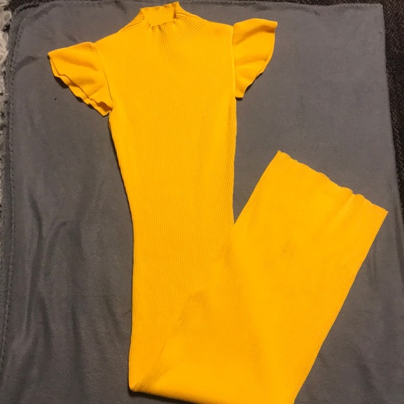 Fashion Nova Dresses & Skirts - Maybelle Knit Dress- Mustard